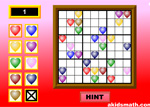 Valentine Flash Game - Hearts Sudoku