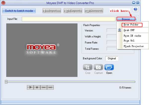 Import SWF file