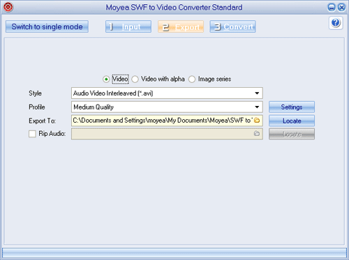 Screenshots of swf video converter setting output video file Screenshots of swf video converter setting output video file