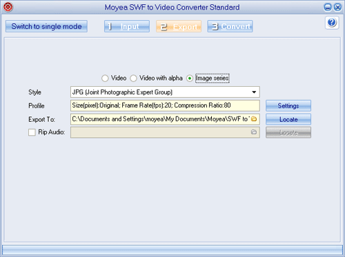 Screenshots of swf video converter setting output video file Screenshots of swf video converter setting output video file