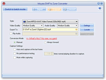 zune output