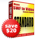 Moyea SWF to Video Converter Std - convert SWF to video, audio and image